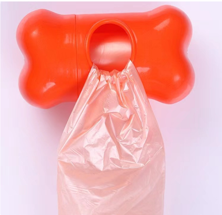 DISPENSADOR BOLSAS EXCREMENTO MASCOTAS + 2 ROLLO BOLSA - 3