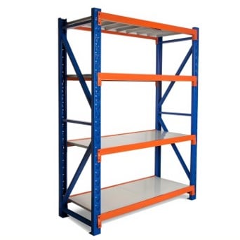 ESTANTE METÁLICO RACK INDUSTRIAL BODEGA REPISAS 200X200X60CM 800KG - 1