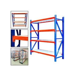 ESTANTE METÁLICO RACK INDUSTRIAL BODEGA REPISAS 200X200X60CM 800KG - 5