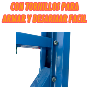 ESTANTE METÁLICO RACK INDUSTRIAL BODEGA REPISAS 200X200X60CM 800KG - 6
