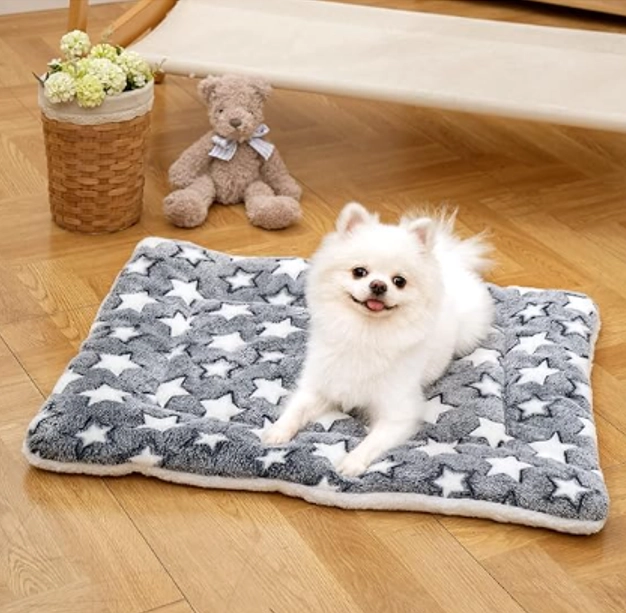 ALFOMBRILLA SUAVE MASCOTA PERRO GATO MANTA ACOLCHADA 69X48CM - 1