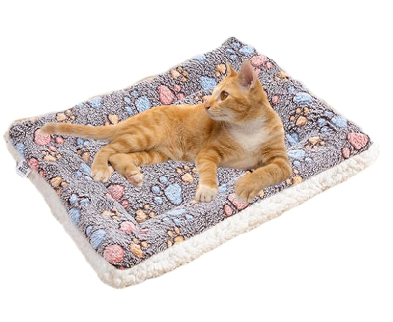 ALFOMBRILLA SUAVE MASCOTA PERRO GATO MANTA ACOLCHADA 69X48CM - 9