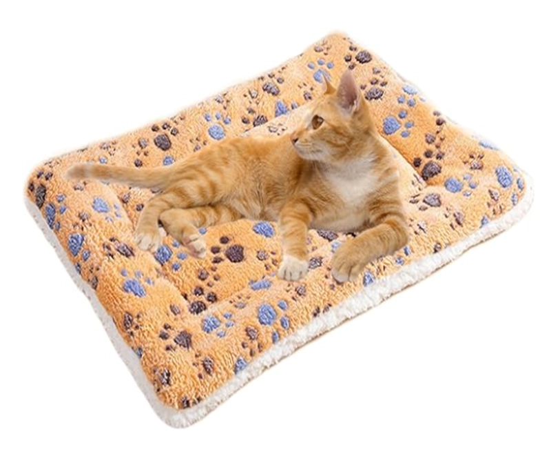 ALFOMBRILLA SUAVE MASCOTA PERRO GATO MANTA ACOLCHADA 84X57CM - 7