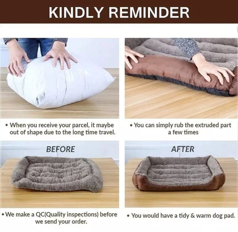 CAMA ULTRASUAVE PARA MASCOTAS TALLA M 54CM X 42CM - 2