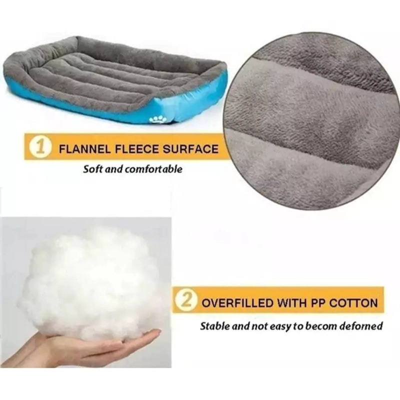 CAMA ULTRASUAVE PARA MASCOTAS TALLA M 54CM X 42CM - 10