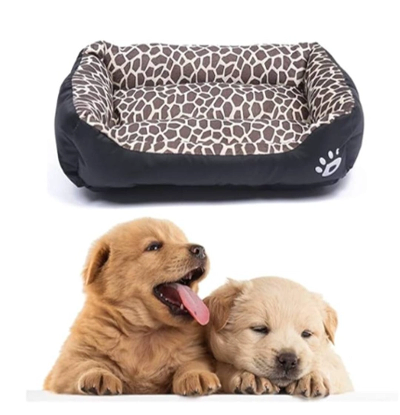 CAMA ULTRASUAVE PARA MASCOTAS ANIMAL PRINT LEOPARDO TALLA M - 2