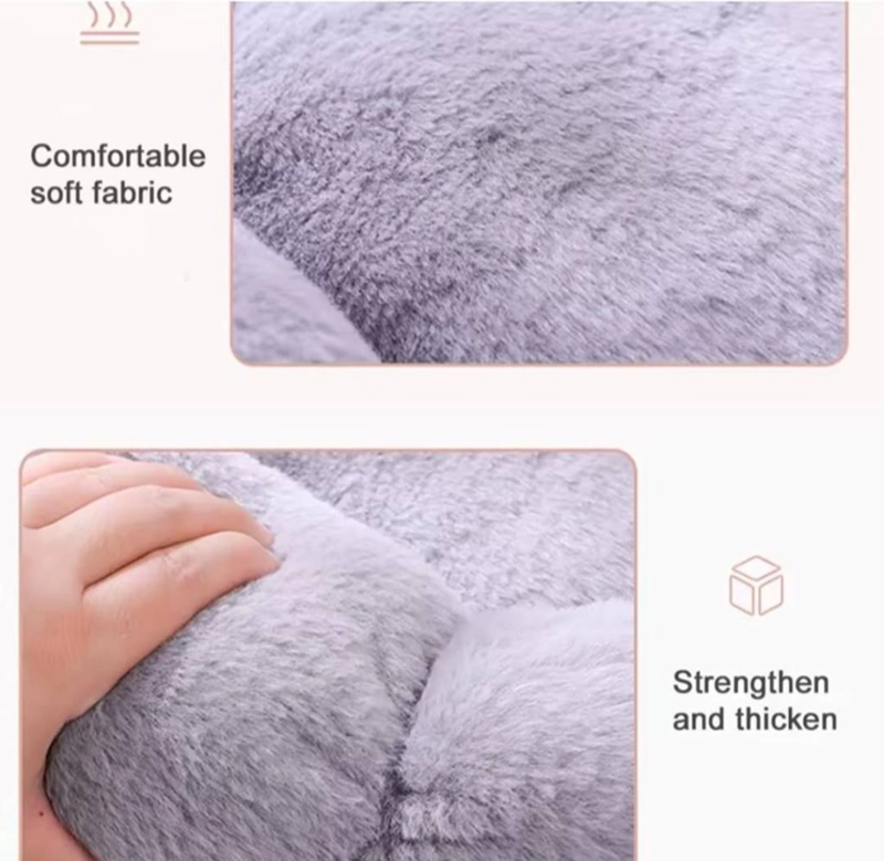 CAMA ANTIESTRE S FLOR PARA MASCOTAS PERROS GATOS 55CM X 55CM - 8