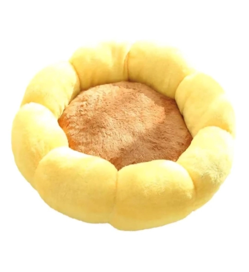 CAMA ANTIESTRE S FLOR PARA MASCOTAS PERROS GATOS 55CM X 55CM - 9