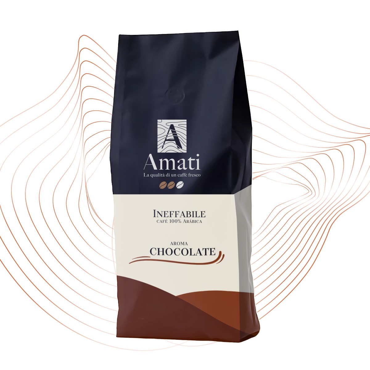 CAFÉ AMATI GRANO AROMATIZADO CHOCOLATE 1 KG. - 1