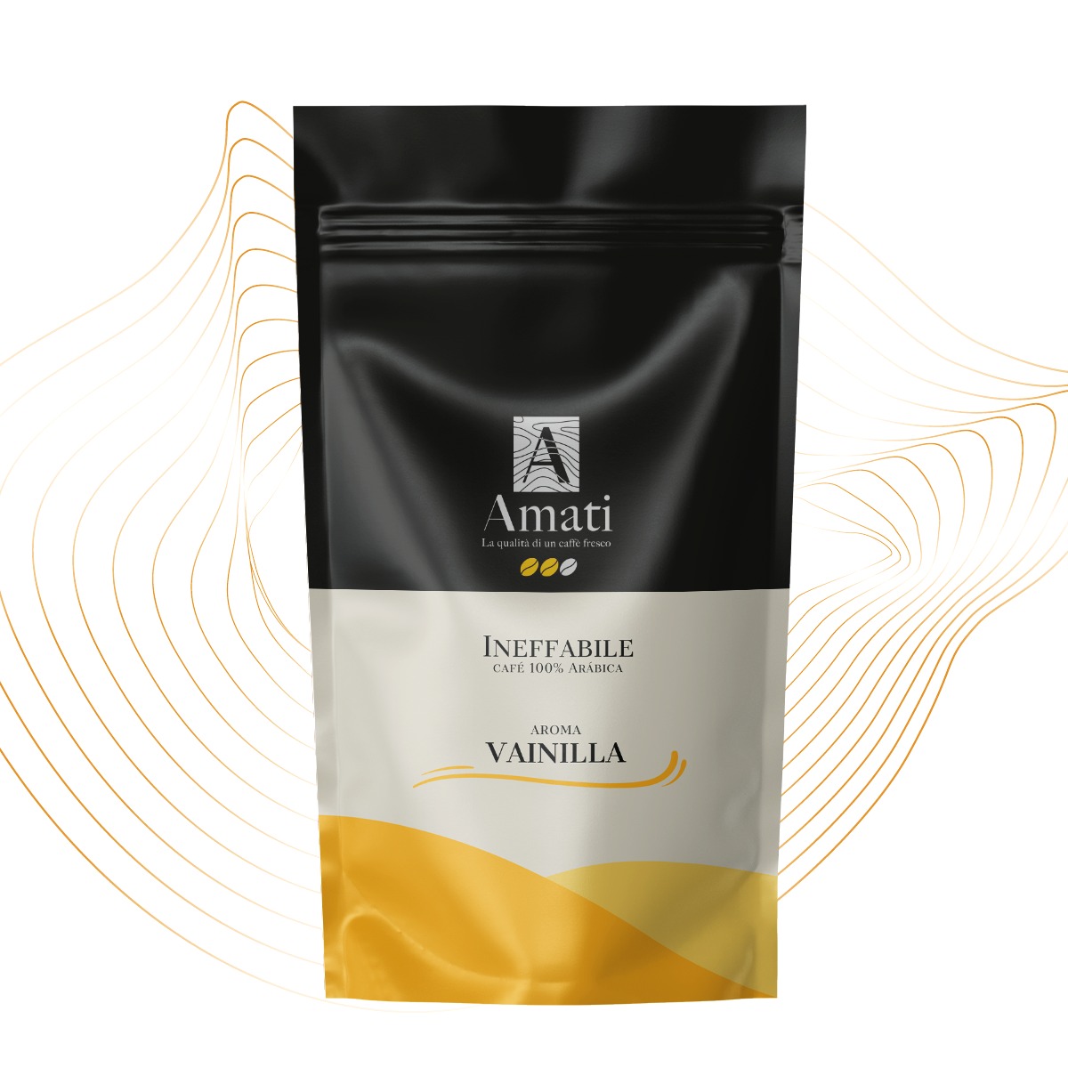 CAFÉ AMATI MOLIDO AROMATIZADO VAINILLA 250 GR. - 1