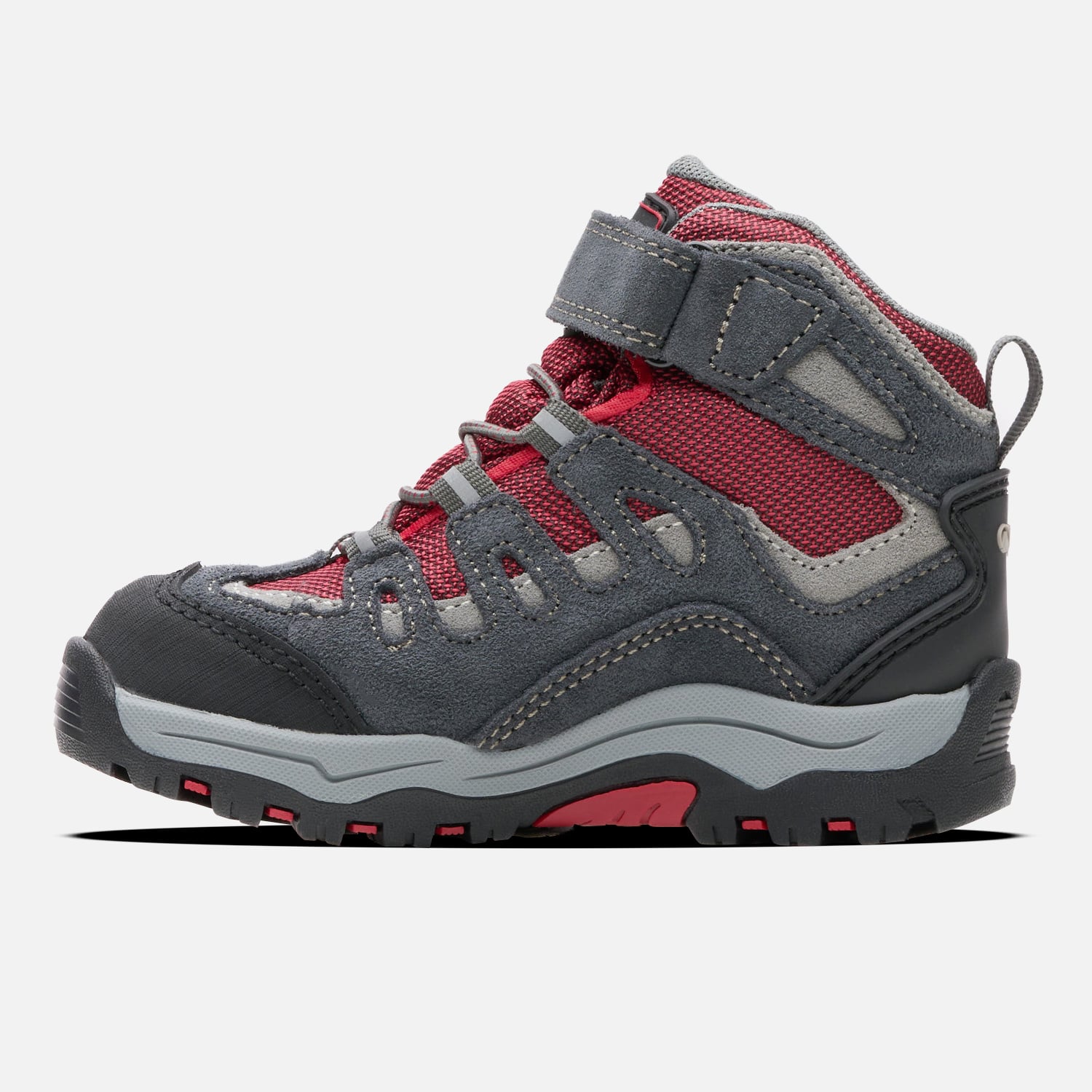 BOTÍN LIPPI GRIS ROJO NIÑO PUELO CS HI VELCRO - 2