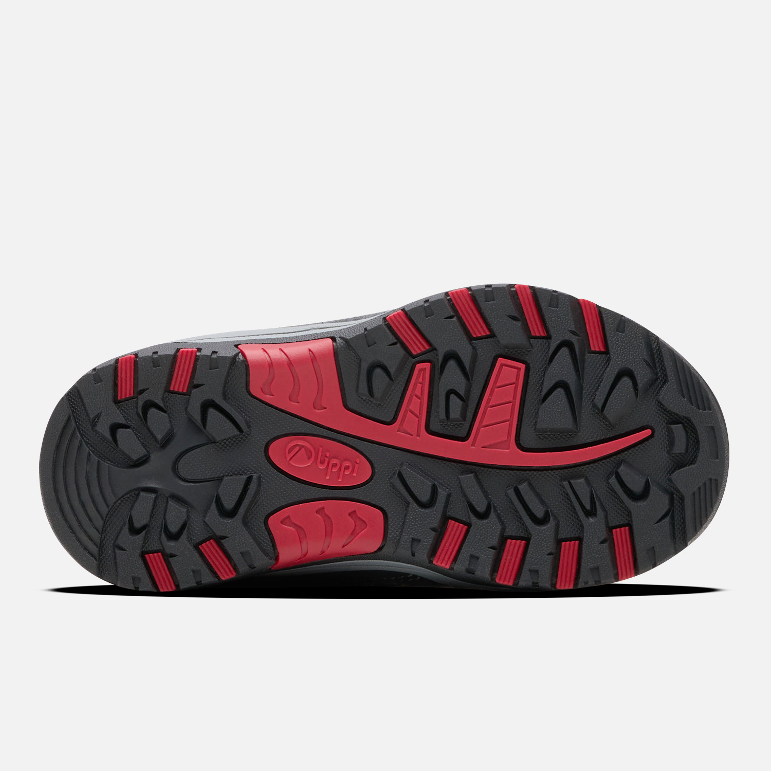 BOTÍN LIPPI GRIS ROJO NIÑO PUELO CS HI VELCRO - 3