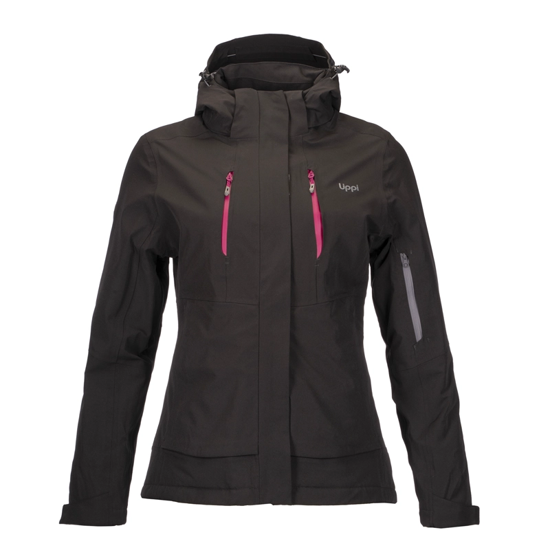 CHAQUETA MUJER ANDES B-DRY HOODY JACKET NEGRO LIPPI I20 - 1