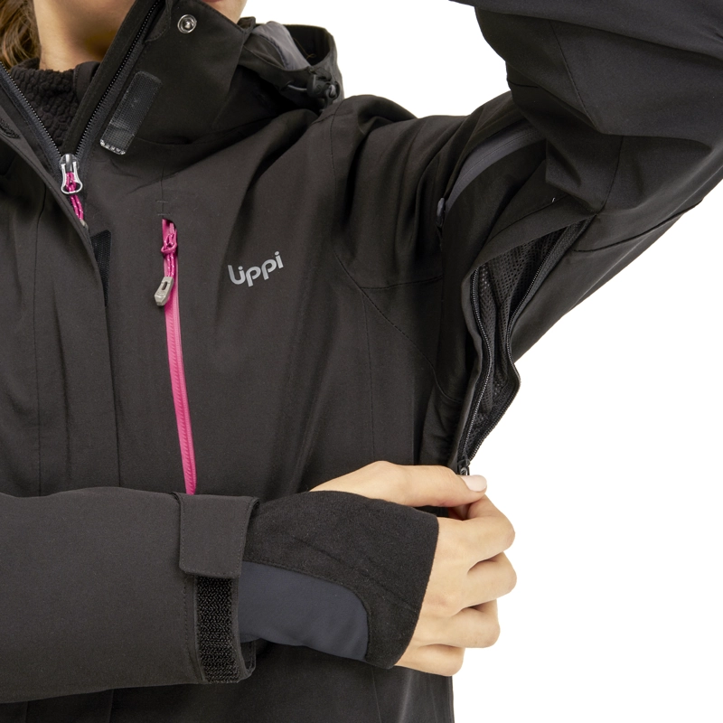 CHAQUETA MUJER ANDES B-DRY HOODY JACKET NEGRO LIPPI I20 - 6