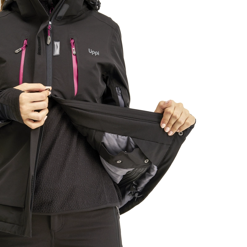 CHAQUETA MUJER ANDES B-DRY HOODY JACKET NEGRO LIPPI I20 - 7