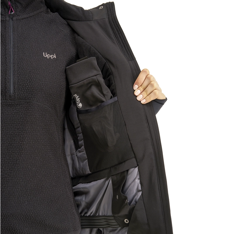 CHAQUETA MUJER ANDES B-DRY HOODY JACKET NEGRO LIPPI I20 - 8