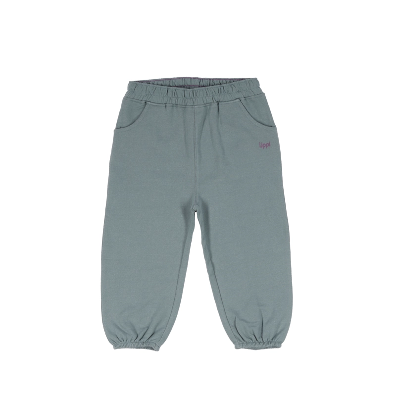 PANTALÓN NIÑA VERDE GRISACEO COZY - 1