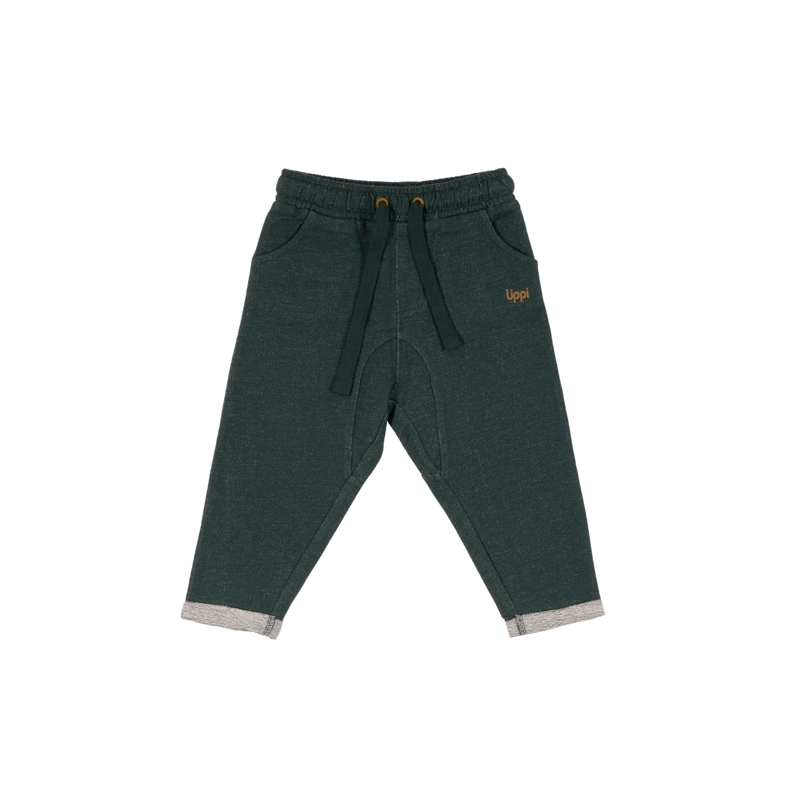 PANTALÓN NIÑO RELAXED TURQUESA OSCURO - 1
