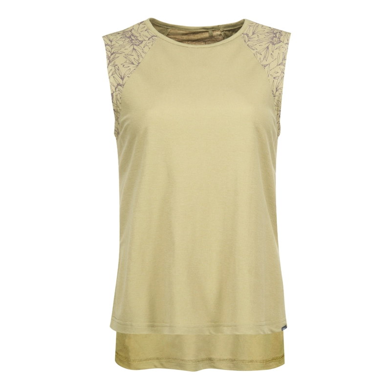 POLERA MUJER SIN MANGAS SUNSET CAQUI - 1