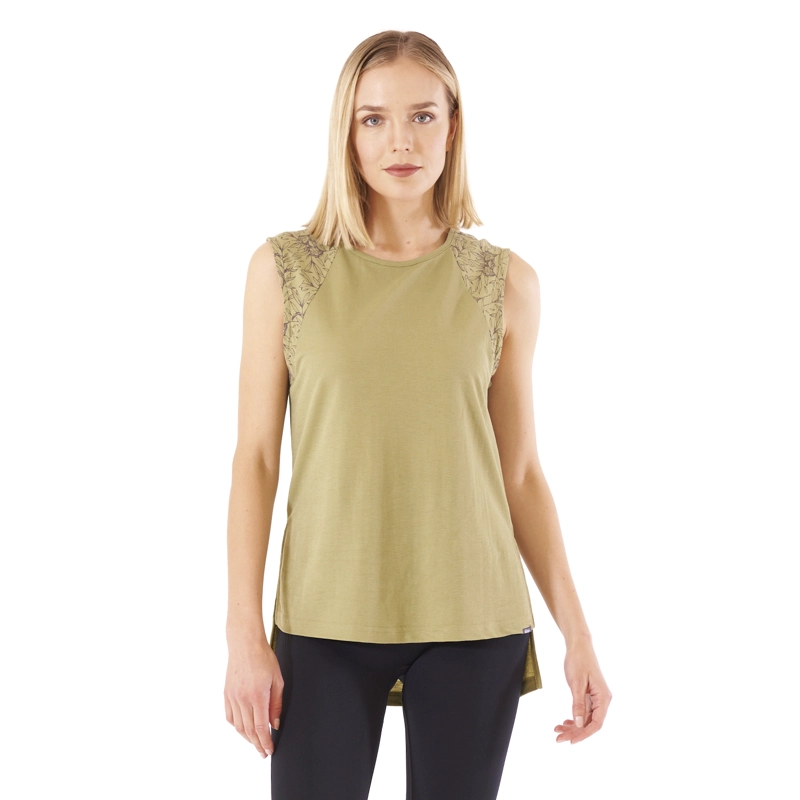 POLERA MUJER SIN MANGAS SUNSET CAQUI - 2
