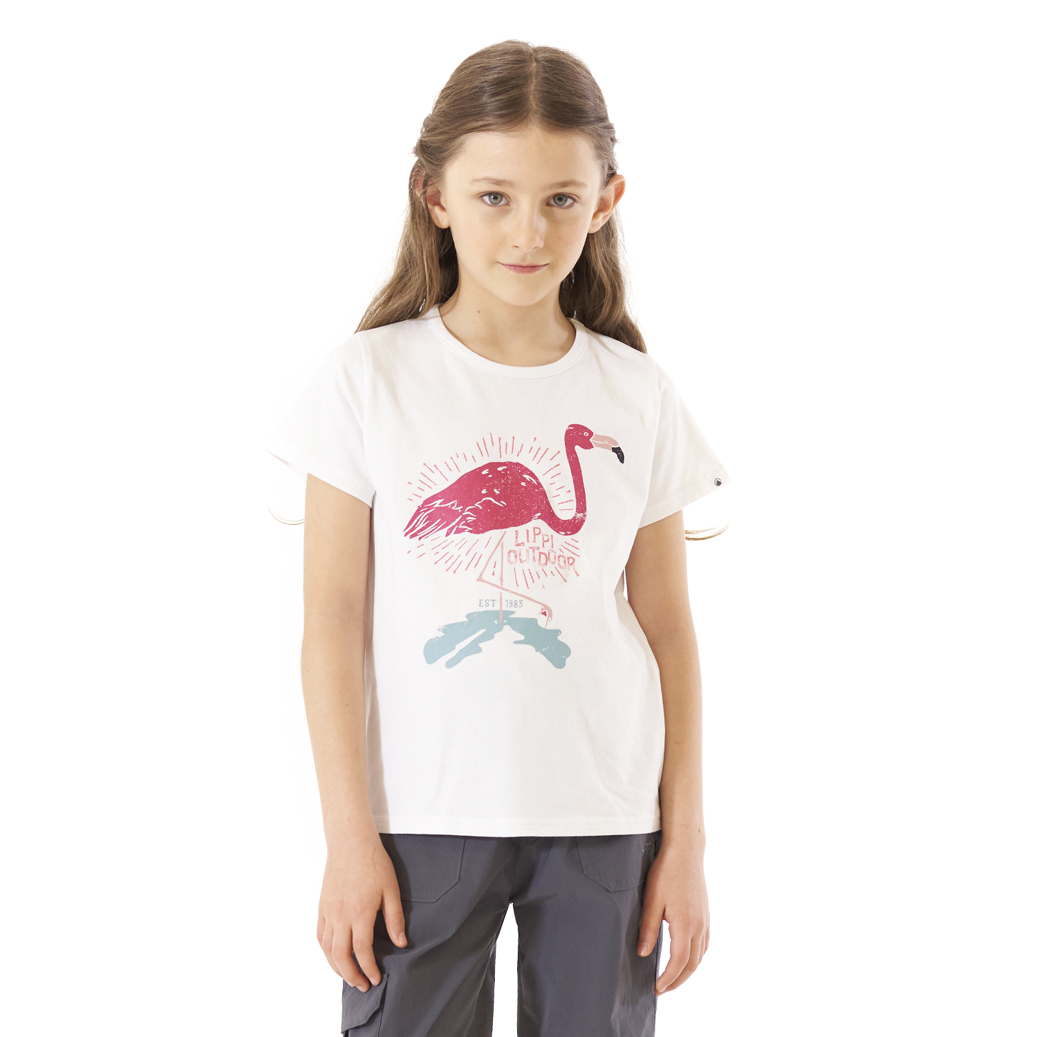 POLERA ALGODÓN NIÑA LIPPI BLANCO COUNTRY UV-STOP T-SHIRT - 2
