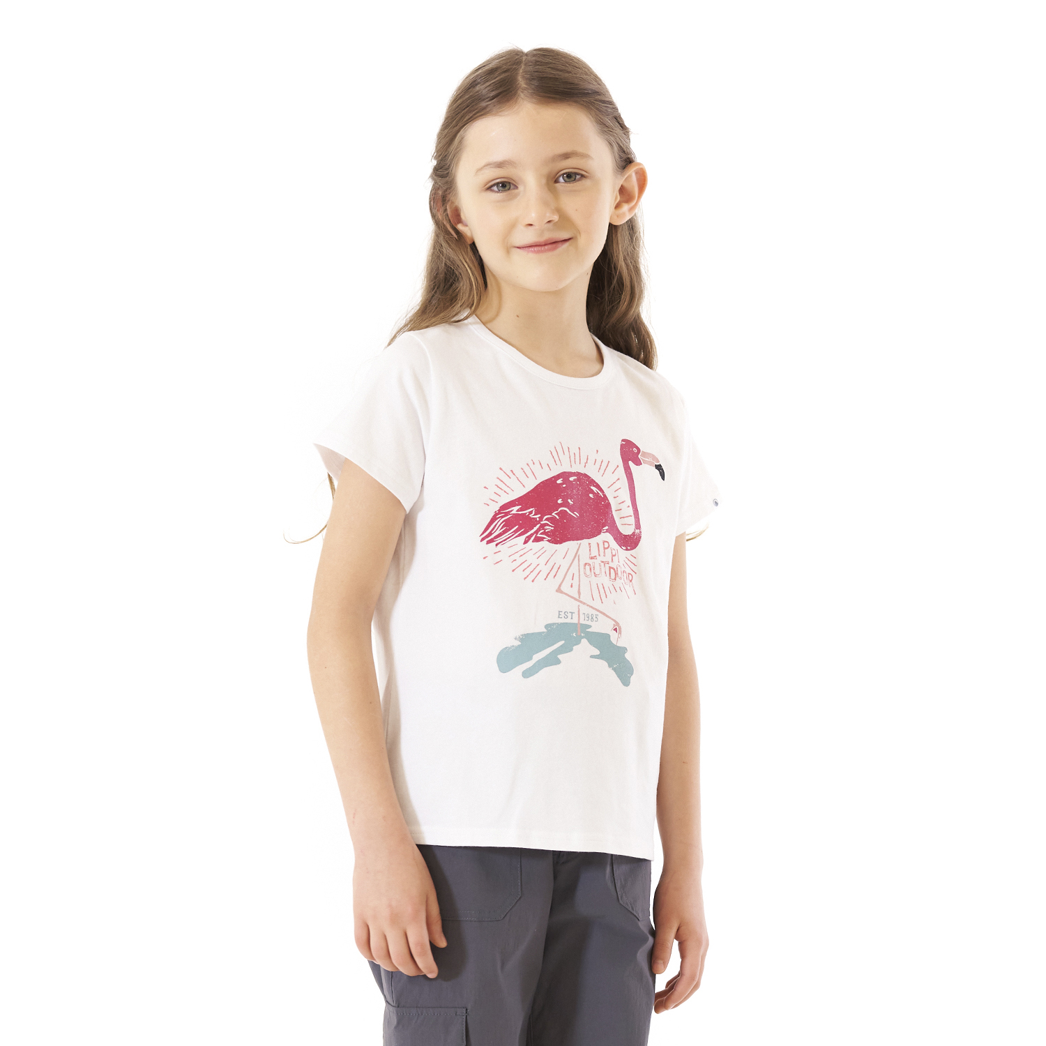 POLERA ALGODÓN NIÑA LIPPI BLANCO COUNTRY UV-STOP T-SHIRT - 3