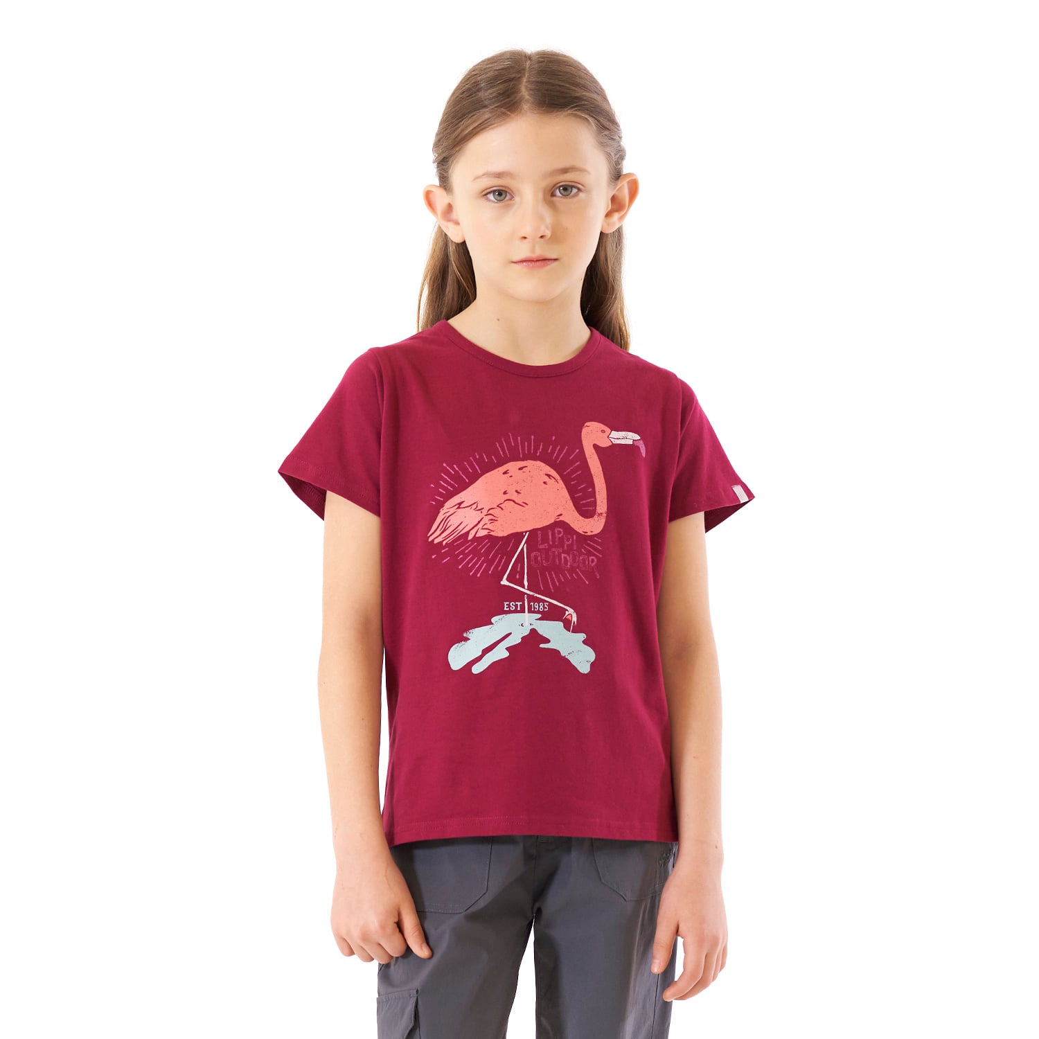 POLERA NIÑA COUNTRY UV-STOP T-SHIRT FRAMBUESA LIPPI - 2
