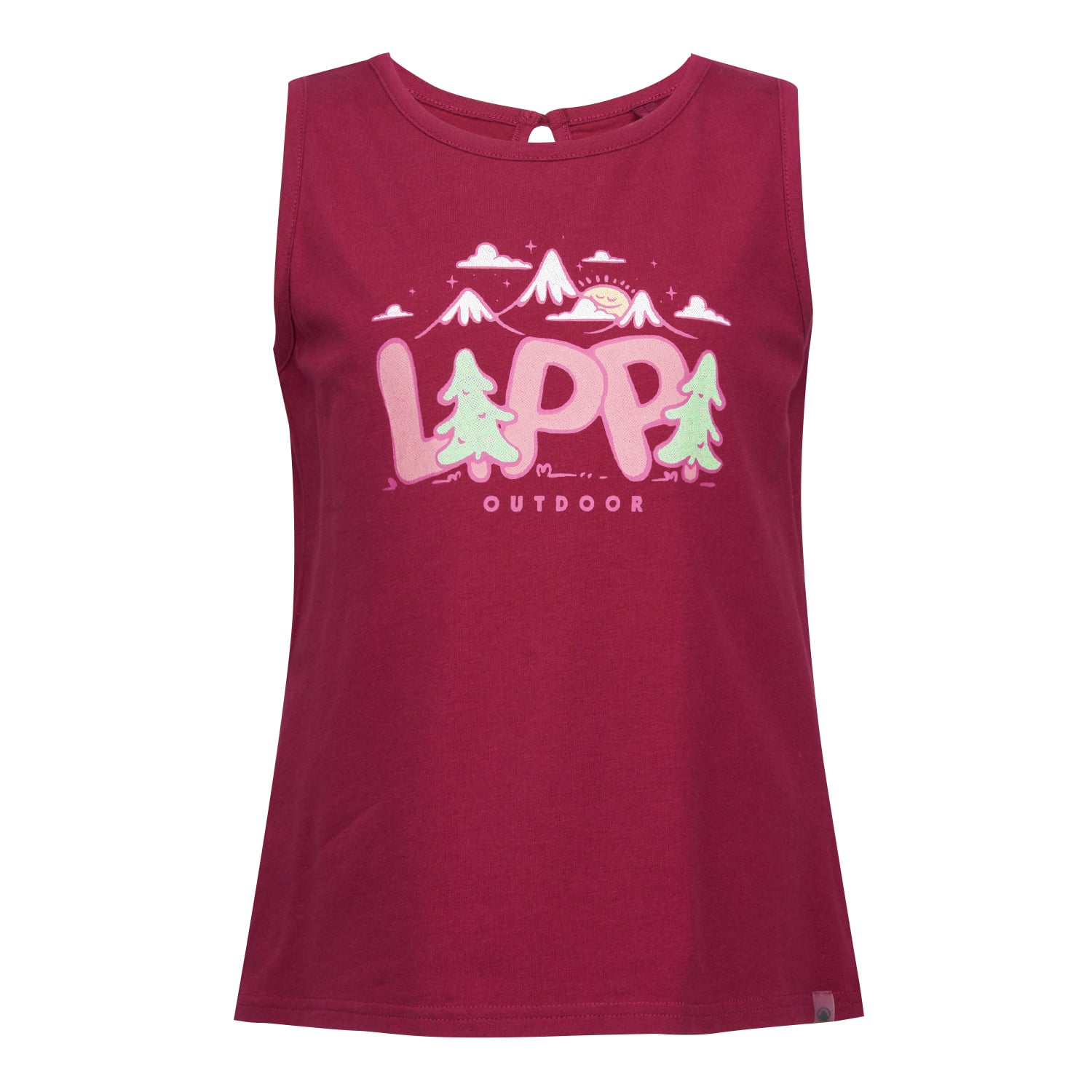 POLERA NIÑA SCOUT UV-STOP T-SHIRT FRAMBUESA LIPPI - 1