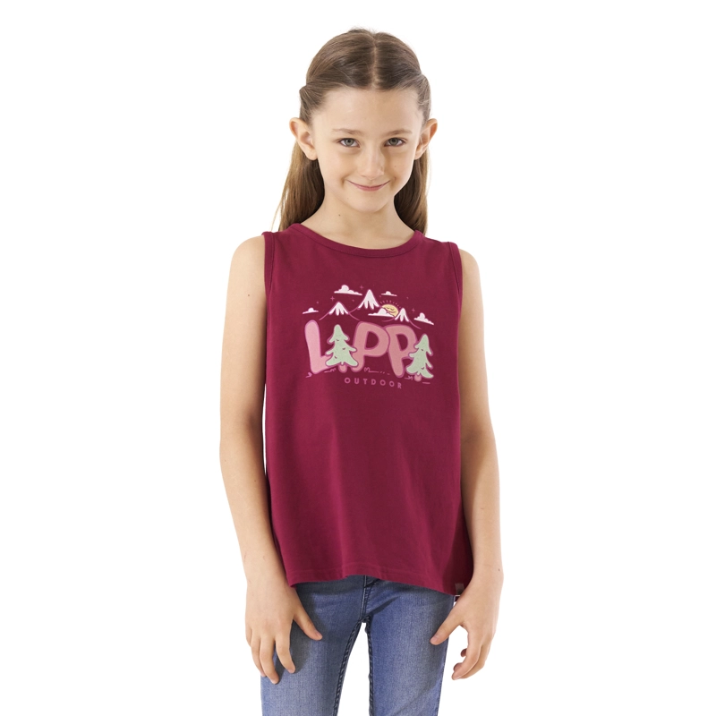 POLERA ALGODÓN NIÑA LIPPI FUCSIA SCOUT UV-STOP T-SHIRT FRAMBUESA - 2
