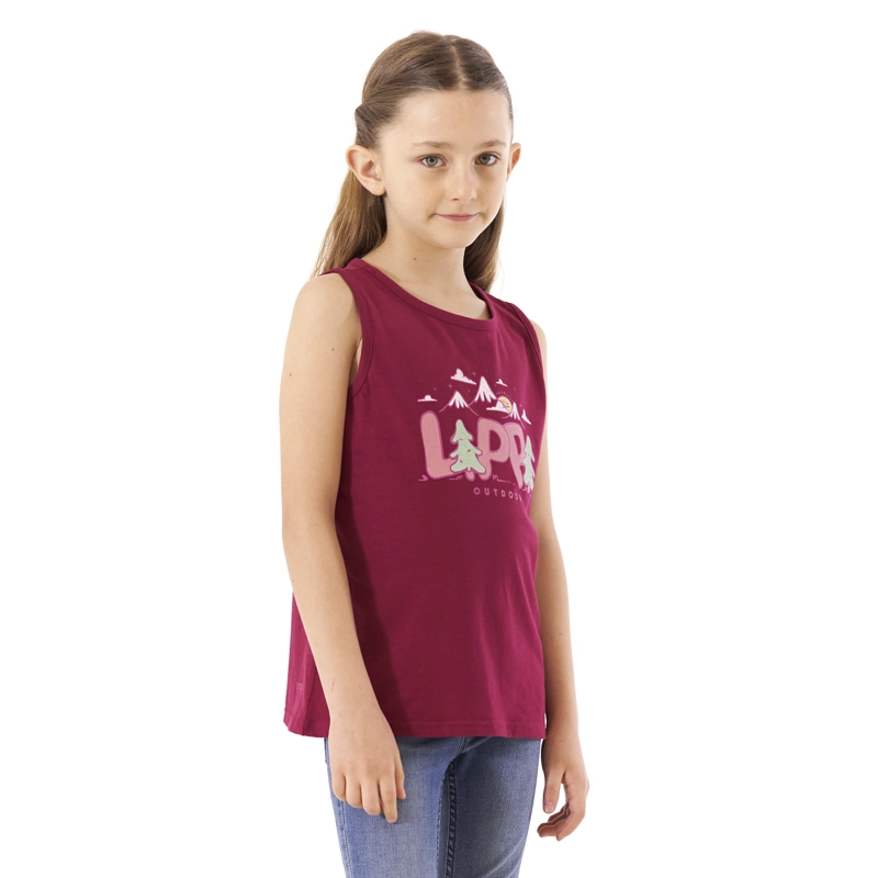 POLERA ALGODÓN NIÑA LIPPI FUCSIA SCOUT UV-STOP T-SHIRT FRAMBUESA - 3
