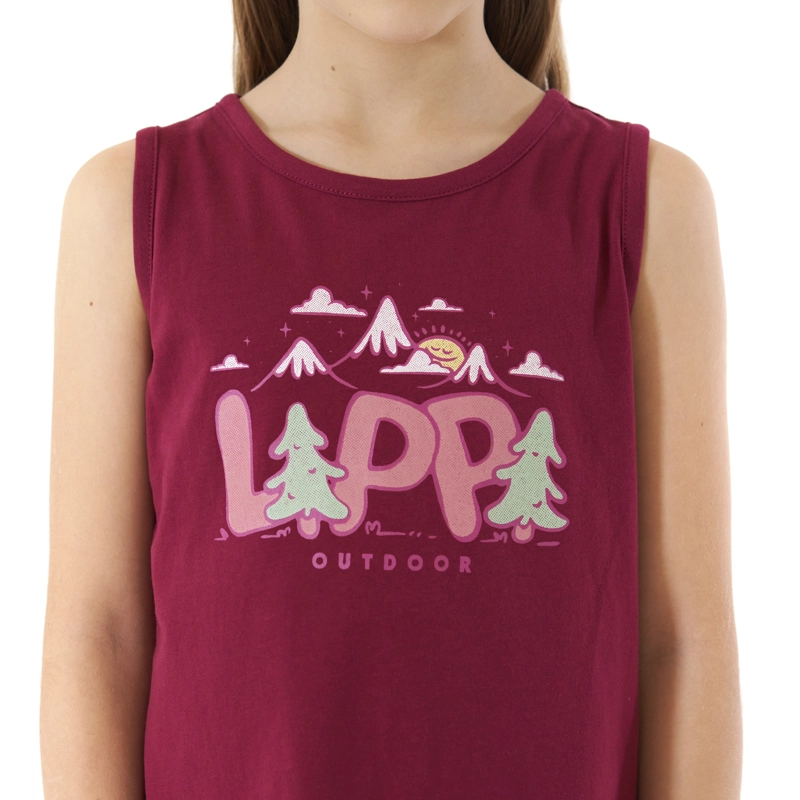 POLERA ALGODÓN NIÑA LIPPI FUCSIA SCOUT UV-STOP T-SHIRT FRAMBUESA - 5
