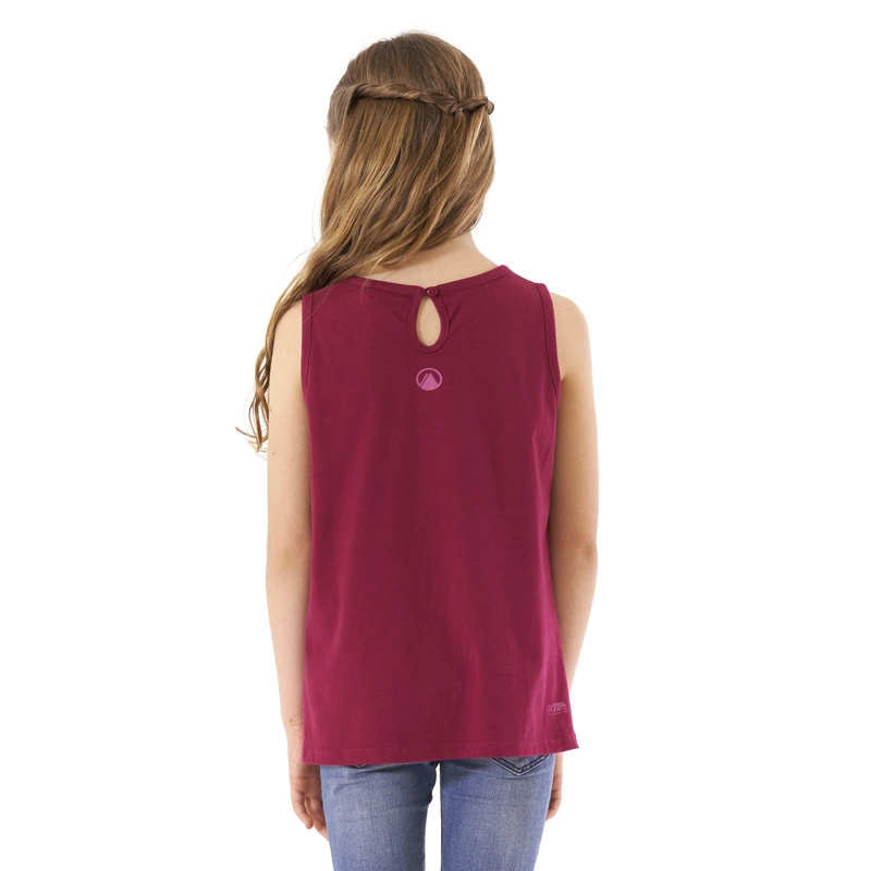 POLERA ALGODÓN NIÑA LIPPI FUCSIA SCOUT UV-STOP T-SHIRT FRAMBUESA - 7
