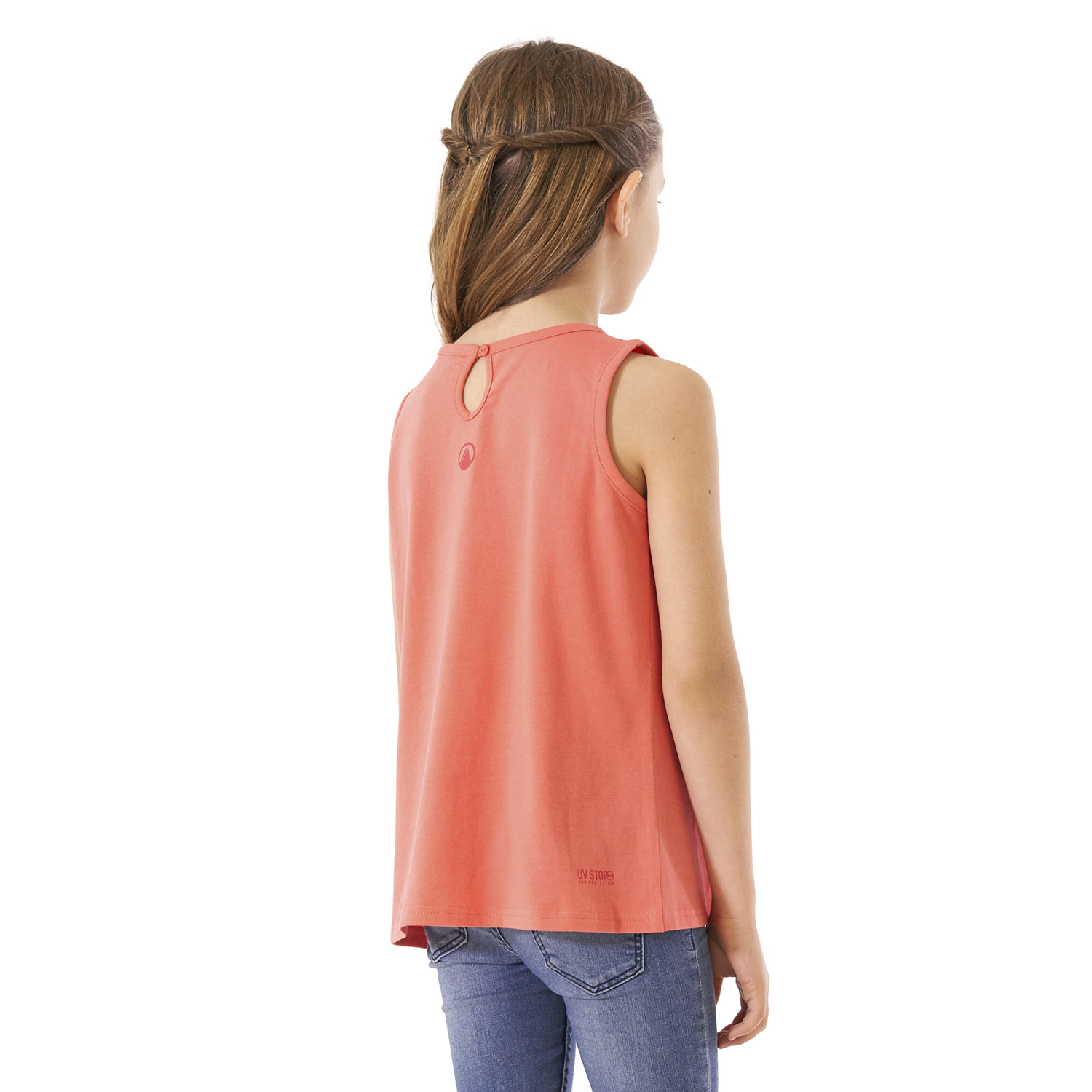 POLERA NIÑA SCOUT UV-STOP T-SHIRT ROSADO LIPPI - 4