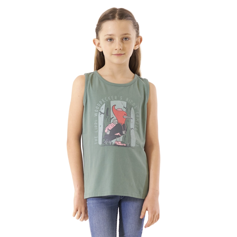 POLERA ALGODÓN NIÑA LIPPI CELESTE SCOUT UV-STOP T-SHIRT JADE - 2