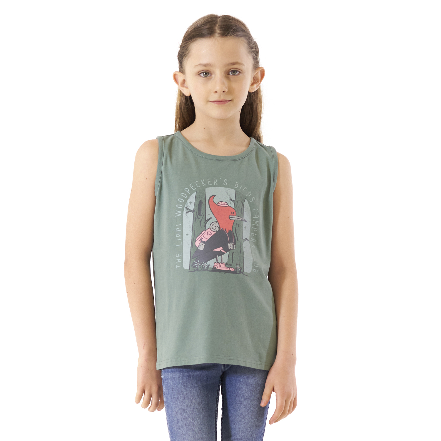 POLERA ALGODÓN NIÑA LIPPI CELESTE SCOUT UV-STOP T-SHIRT JADE - 2