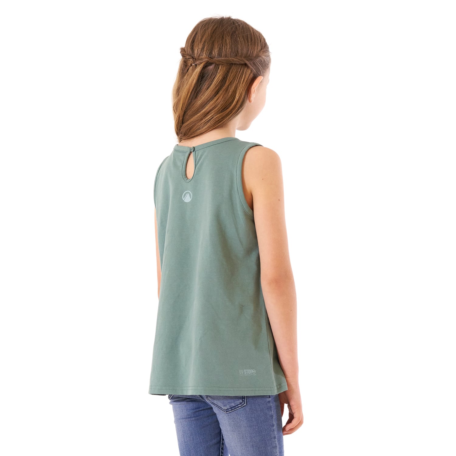 POLERA ALGODÓN NIÑA LIPPI CELESTE SCOUT UV-STOP T-SHIRT JADE - 4