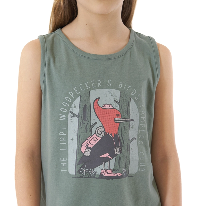 POLERA ALGODÓN NIÑA LIPPI CELESTE SCOUT UV-STOP T-SHIRT JADE - 5