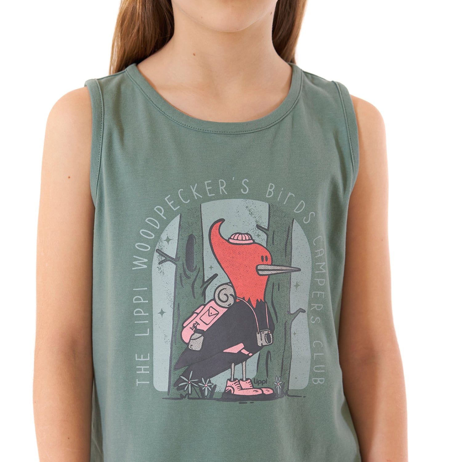 POLERA ALGODÓN NIÑA LIPPI CELESTE SCOUT UV-STOP T-SHIRT JADE - 5