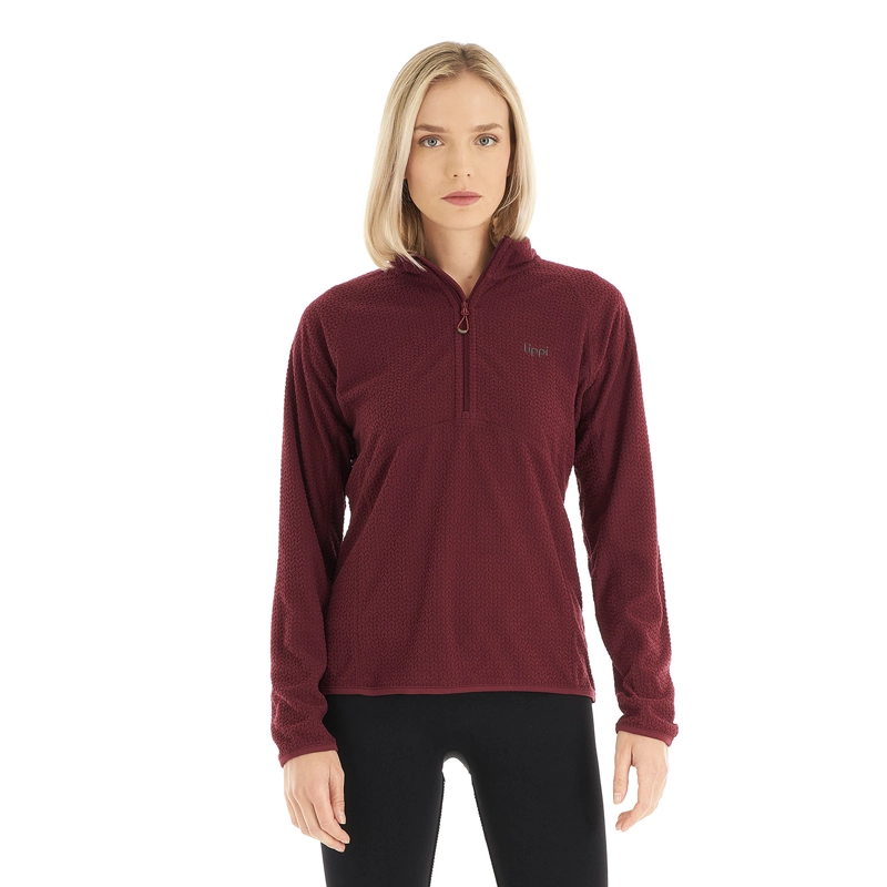 POLERON MUJER JACARANDA NANO-F 14 ZIP FRAMBUESA LIPPI - 2
