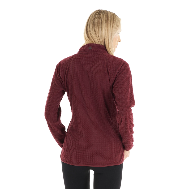 POLERON MUJER JACARANDA NANO-F 14 ZIP FRAMBUESA LIPPI - 6