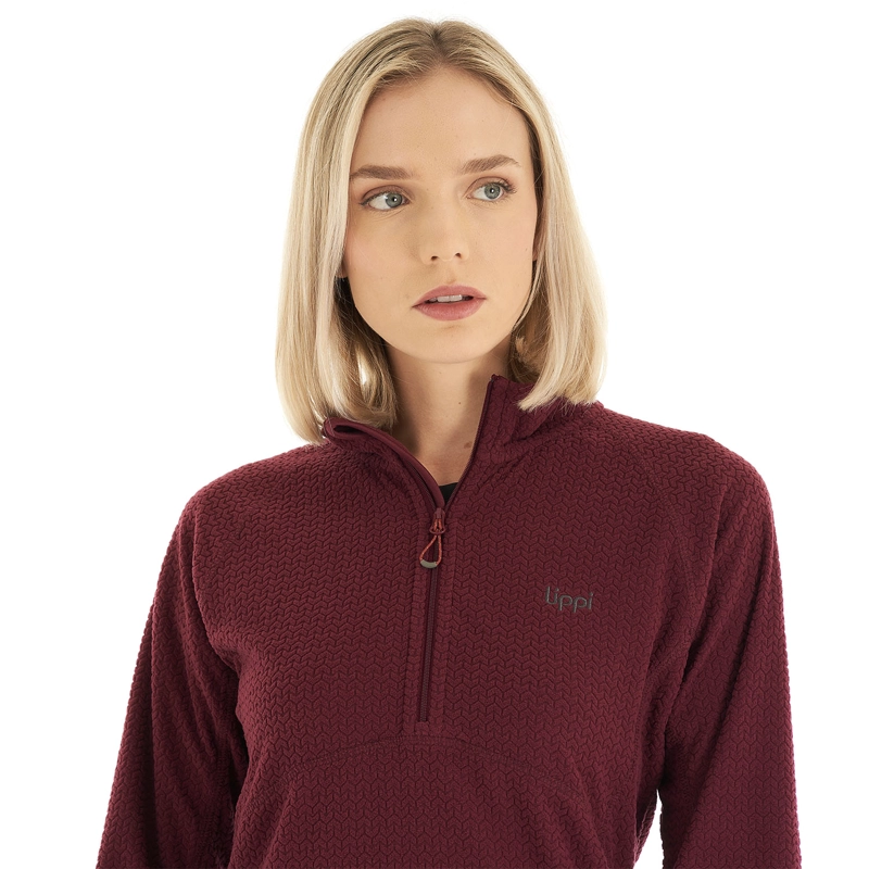 POLERON MUJER JACARANDA NANO-F 14 ZIP FRAMBUESA LIPPI - 7