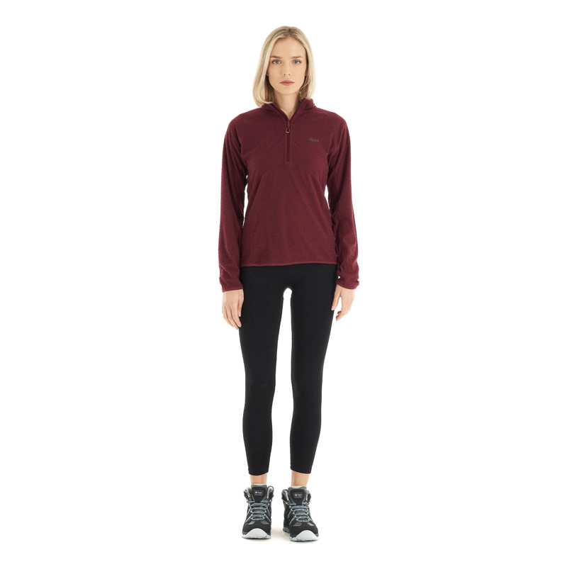 POLERON MUJER JACARANDA NANO-F 14 ZIP FRAMBUESA LIPPI - 9
