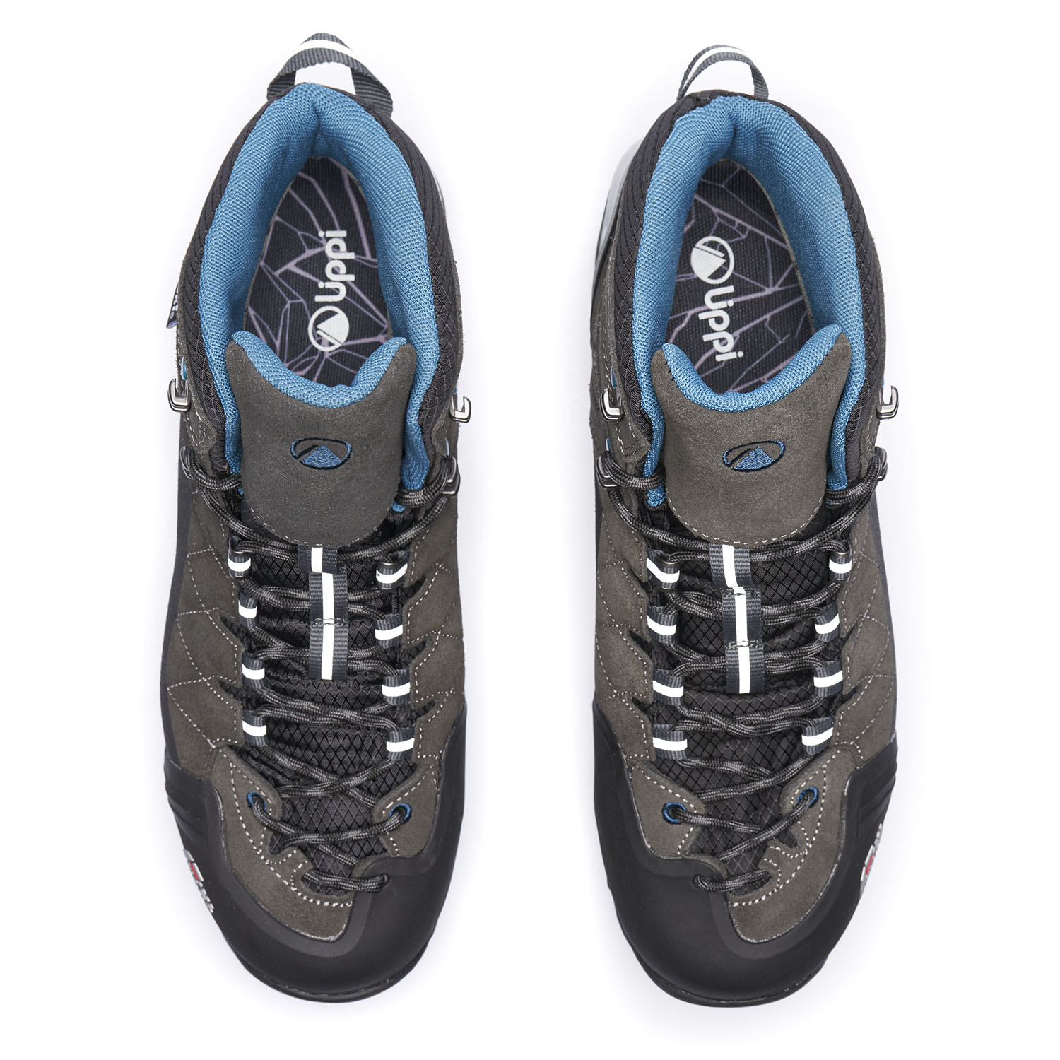 BOTIN HOMBRE BRAVO MID GRIS AZUL LIPPI - 6