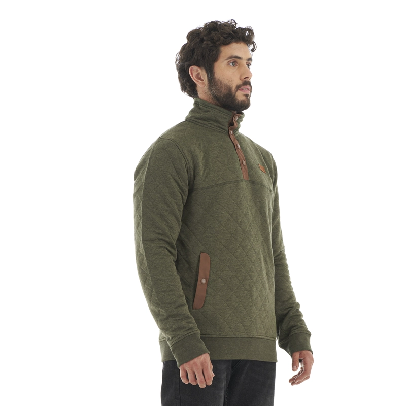 POLERON HOMBRE TOKERAU INSULADO VERDE HAKA HONU - 3