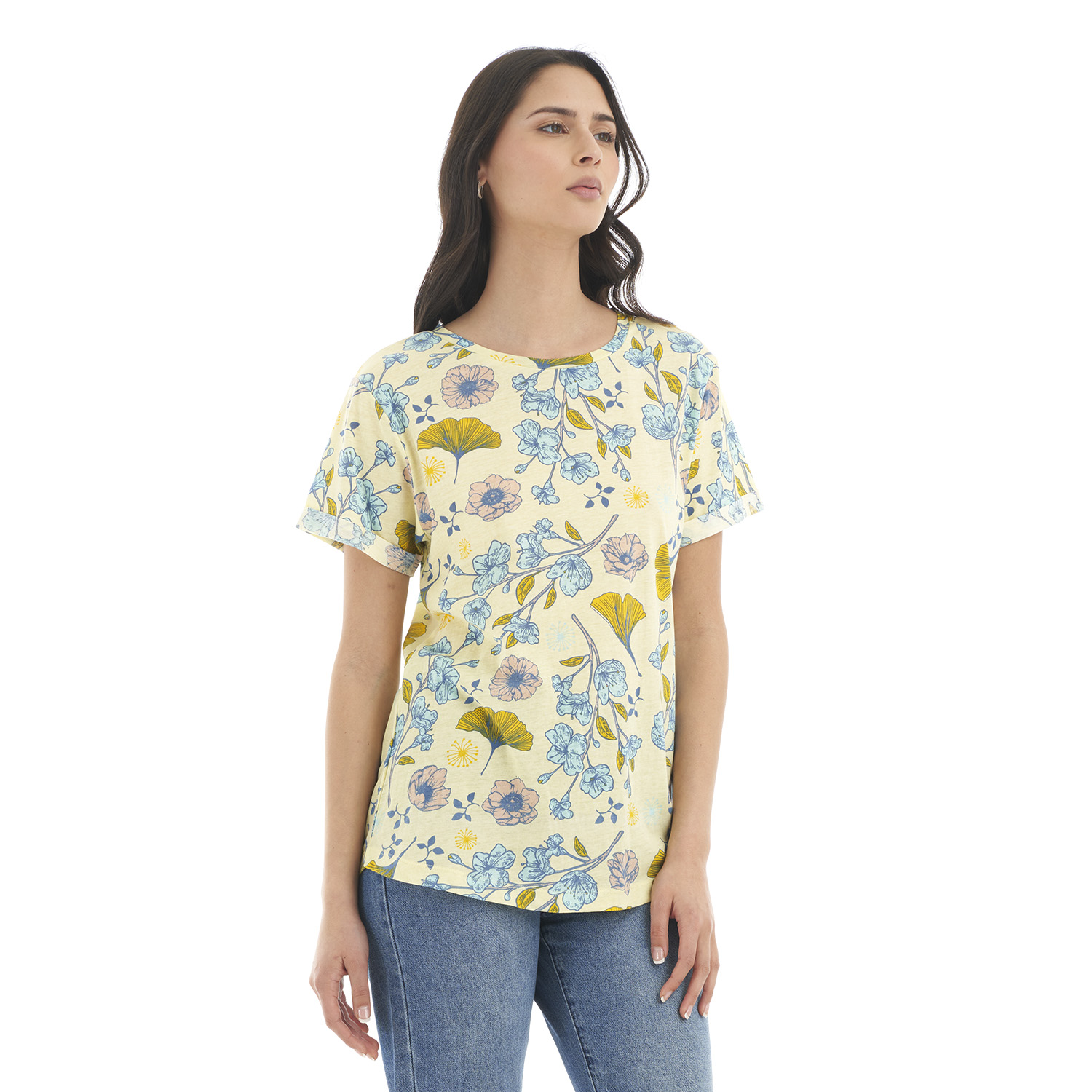 POLERA MUJER FLORA AMARILLO HAKA HONU - 3