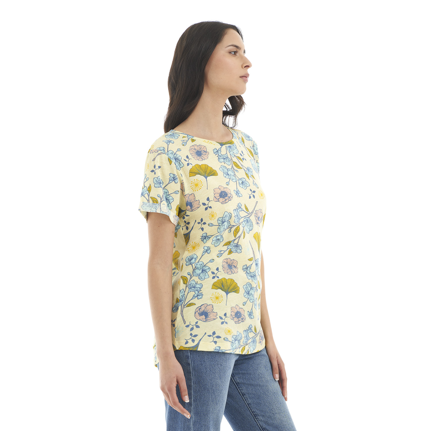 POLERA MUJER FLORA AMARILLO HAKA HONU - 4