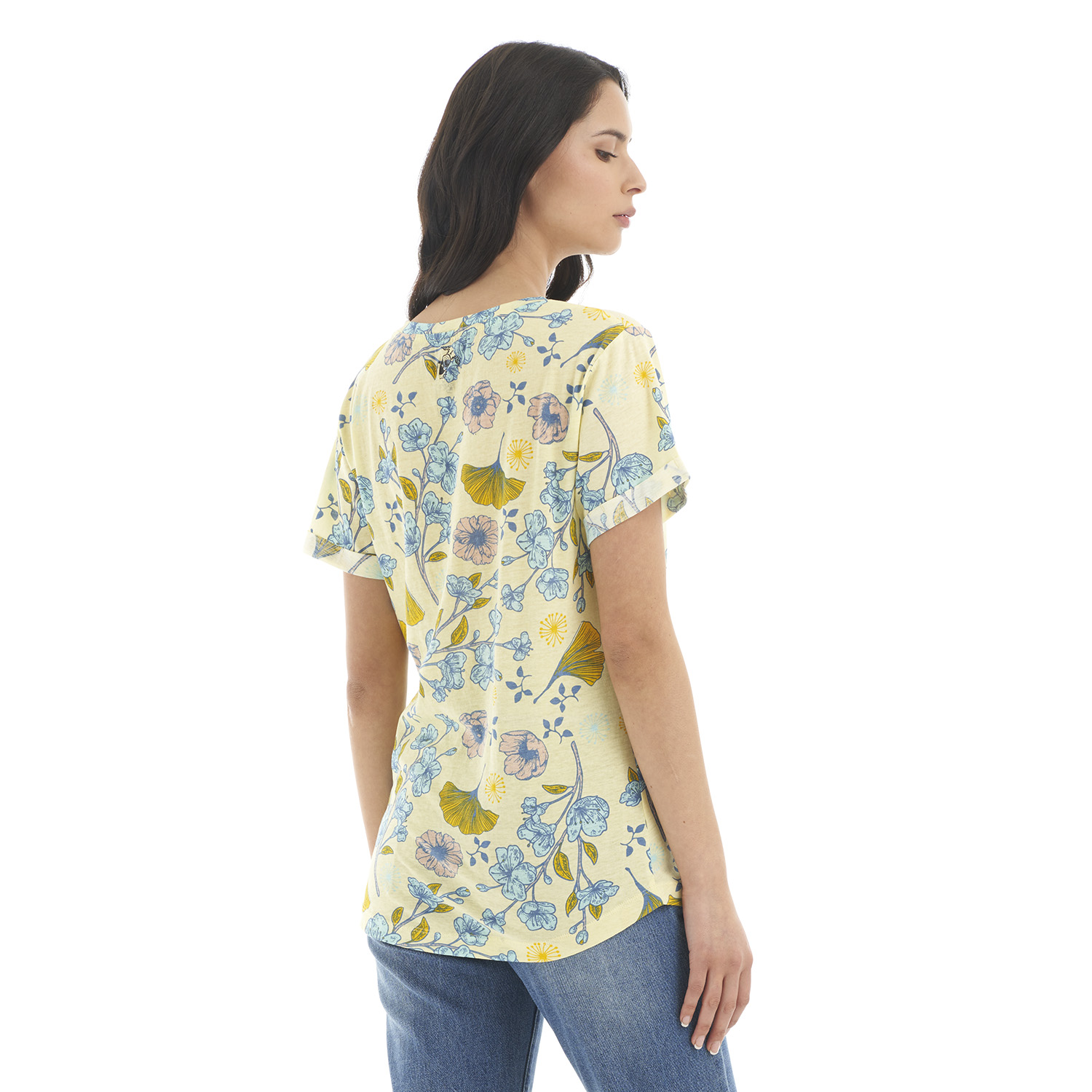POLERA MUJER FLORA AMARILLO HAKA HONU - 5