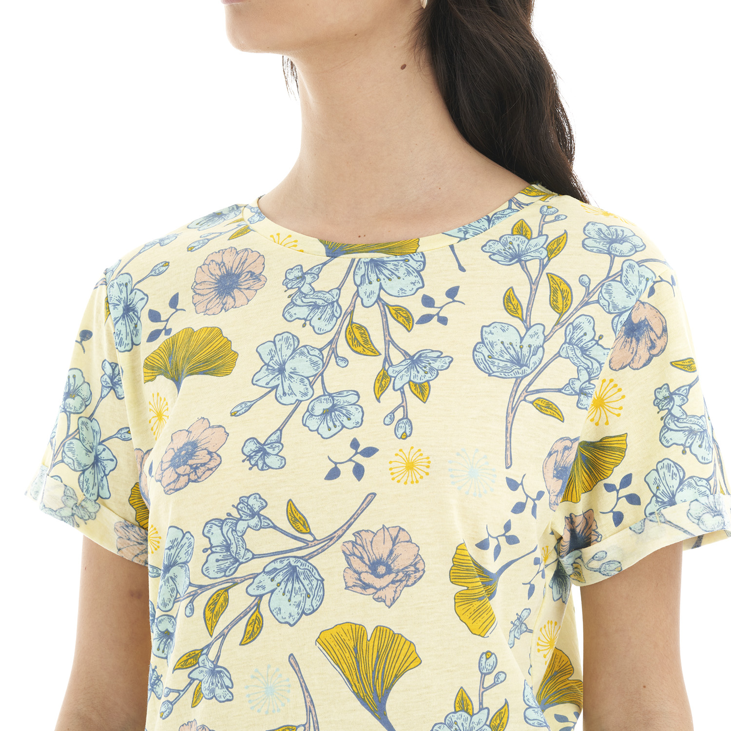 POLERA MUJER FLORA AMARILLO HAKA HONU - 7
