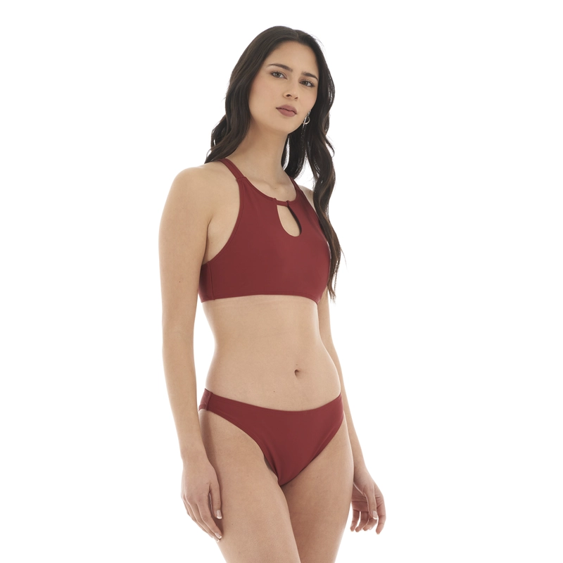 TRAJE DE BAÑO MUJER FONDO DE BIKINI VINO HAKA HONU - 3