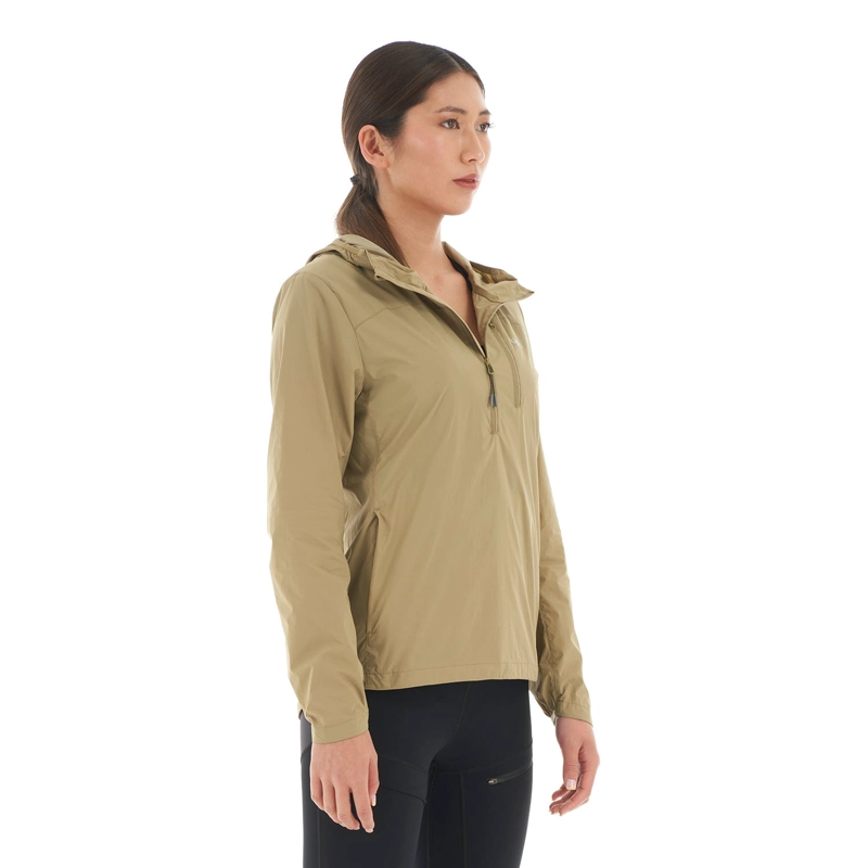 CHAQUETA MUJER SPRY WINDBREAKER 14 ZIP HOODY JACKET OLIVA LIPPI - 3